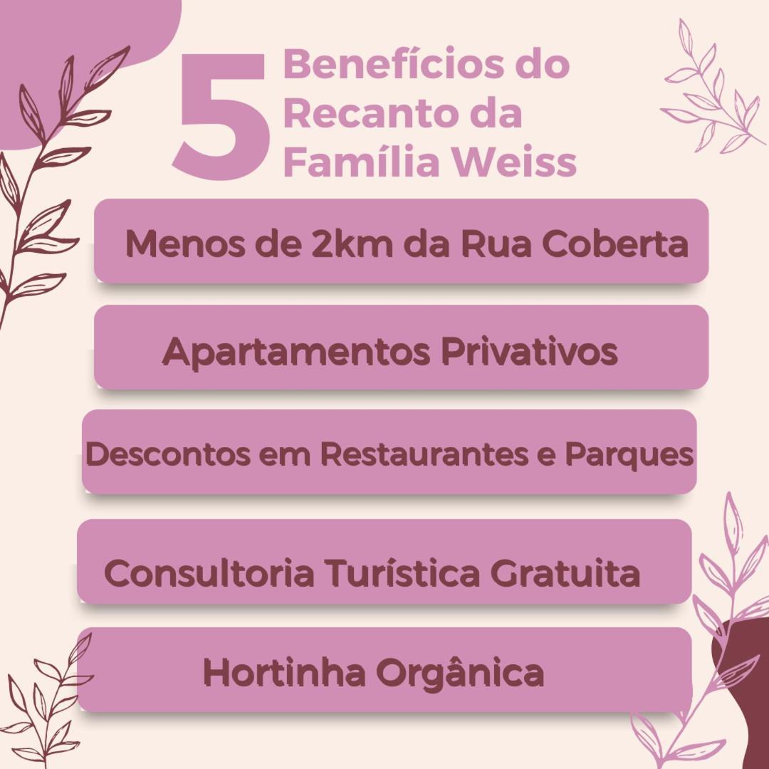 Recanto Familia Weiss Gramado Bagian luar foto